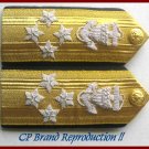 CP Brand NEW US COAST GUARD Shoulder Boards ADMIRAL 4 Stars Rank, By COLUMBIA PRODUCTS