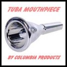 Tuba Mouth Piece - New Excellent Quality & Fit - Silver Plated