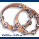 CP TAMBOURINES New  Set Of Two (2) HEADLESS 1st Quality