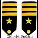 NEW US NAVY LINE OFFICER HARD Shoulder Boards FOR COMMANDER RANK - CP BRAND NEW