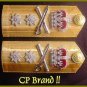 NEW UK NAVY HARD Shoulder Boards REAR ADMIRAL 2 Stars