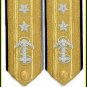 NEW US NAVY HARD Shoulder Boards REAR ADMIRAL 2 Stars