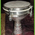 NEW Silver Doumbek Djembe 6" X 8" DRUMS CP BRAND Cute