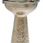 NEW Silver Doumbek Djembe 6" X 8" DRUMS CP BRAND Cute