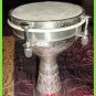 NEW Silver Doumbek Djembe 6" X 8" DRUMS CP BRAND Cute