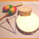 MARACAS * 2 TAMBOURINES * TRIANGLE * NEW DEAL *