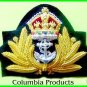 ROYAL NAVY OFFICER HAT CAP CAPT. Bullion Badge KING NEW