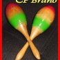 NEW WOODEN MARACAS PAIR LARGE SIZE CP BRAND 1st Quality