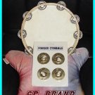 CP BRAND ZILLS FINGER CYMBALS & TAMBOURINE SET NEW DEAL