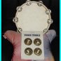 CP BRAND ZILLS FINGER CYMBALS & TAMBOURINE SET NEW DEAL