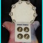 CP BRAND ZILLS FINGER CYMBALS & TAMBOURINE SET NEW DEAL