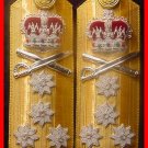NEW UK ROYAL NAVY HARD Shoulder Boards ADMIRAL 4 Stars