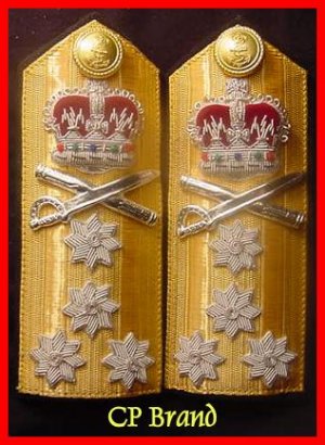 NEW UK ROYAL NAVY HARD Shoulder Boards ADMIRAL 4 Stars