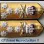 NEW UK ROYAL NAVY HARD Shoulder Boards ADMIRAL 4 Stars