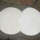 Two New 12" Dia Natural Goat Skin Heads *1st Quality* COLUMBIA CP MADE. EXCELLENT QUALITY.