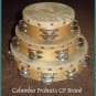 Church TAMBOURINES Set Of Three CP Brand New Double Row