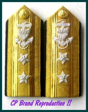 NEW US COAST GUARD Shoulder Boards REAR ADMIRAL 2 Stars