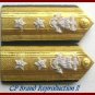 NEW US COAST GUARD Shoulder Boards REAR ADMIRAL 2 Stars