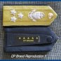 NEW US COAST GUARD Shoulder Boards VICE ADMIRAL 3 Stars
