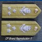 NEW US COAST GUARD Shoulder Boards VICE ADMIRAL 3 Stars