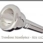 Trombone Mouth Piece Silver Color COLUMBIA Brand 12C