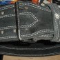 CP BRAND NEW POWER WEIGHT LIFTING BELTS BLACK FREE SHIP