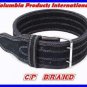 CP BRAND NEW POWER WEIGHT LIFTING BELTS BLACK FREE SHIP