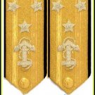 NEW US NAVY HARD Shoulder Boards VICE ADMIRAL 3 Stars NEW US NAVY HARD Shoulder Boards VICE ADMIRAL 3 Stars