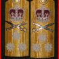 NEW UK RN NAVY HARD Shoulder Boards VICE ADMIRAL 3 Star