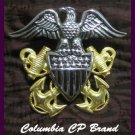 US Officer Navy Officer Cap Hat Badge Insignia Rank