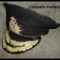 ROYAL NAVY ADMIRAL OFFICER BLACK HAT CAP NEW Size 59