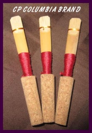 CP Brand 3 Cane Cork OBOE Reeds, HI Quality, FREE SHIP