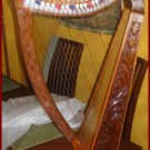 CP BRAND NEW 27 STRING 39" HARP W/ LEVERS FREE SOFT CARRY BAG TUNING KEY & SET OF EXTRA STRINGS