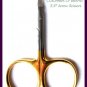CP - 3.5" ARROW FLY TYING SCISSORS GOLD LOOPS FREE SHIP