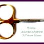 CP - 3.5" ARROW FLY TYING SCISSORS GOLD LOOPS FREE SHIP