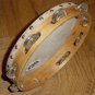 NEW Church TAMBOURINES 10 Inches Single Row Jingles Goat Skin Heads - CP MADE