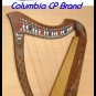 CP BRAND NEW 27 STRING 39" HIGH HARP WITH LEVERS FREE CARRY BAG , TUNING KEY & EXTRA SET STRINGS