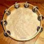 Church TAMBOURINES 10 Inches CP Brand New Double Row Jingles, Goat Skin Heads