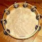 Church TAMBOURINES 10 Inches CP Brand New Double Row Jingles, Goat Skin Heads