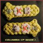 British FIELD MARSHALL SILVER ON GOLD Epaulettes Shoulder Boards Myler - CP MADE