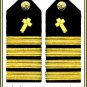 NEW US NAVY HARD Shoulder Boards CAPTAIN CHRISTIAN CHAPLAIN - CP MADE