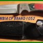 CP Brand Stainless Blade Hunting Knife New - USA FREE SHIP With Leather Holster