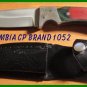 CP Brand Stainless Blade Hunting Knife New - USA FREE SHIP With Leather Holster