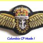 ROYAL NAVY FLEET AIR ARM BULLION WIRE PILOT WING QUEEN CROWN SHIP WORLDWIDE