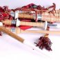 NEW IMPORTED FULL SIZE NATURAL COCUS WOOD SCOTTISH BAGPIPES SET - FREE SHIP USA