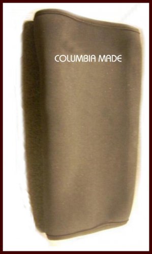 NEW COLUMBIA MADE BLACK NEOPRENE KNEE SLEEVES PROTECTOR PAIRS IN S, M, L, SIZES