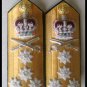 NEW UK ROYAL NAVY HARD SHOULDER BOARDS 4 STARS ADMIRAL RANK - Hi Quality CP Made