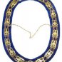 REGALIA MASONIC BLUE HOUSE MASTER MASON DRESS METAL CHAIN COLLAR - CP MADE
