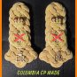 British FIELD MARSHALL GOLD ON GOLD Epaulettes Shoulder Boards Myler - CP MADE