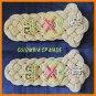British FIELD MARSHALL GOLD ON GOLD Epaulettes Shoulder Boards Myler - CP MADE